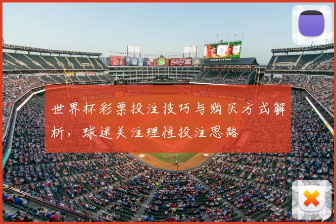 世界杯彩票投注技巧与购买方式解析,球迷关注理性投注思路